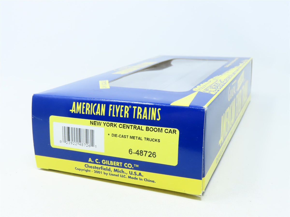 S Scale American Flyer 6-48726 NYC New York Central Boom Car #48726