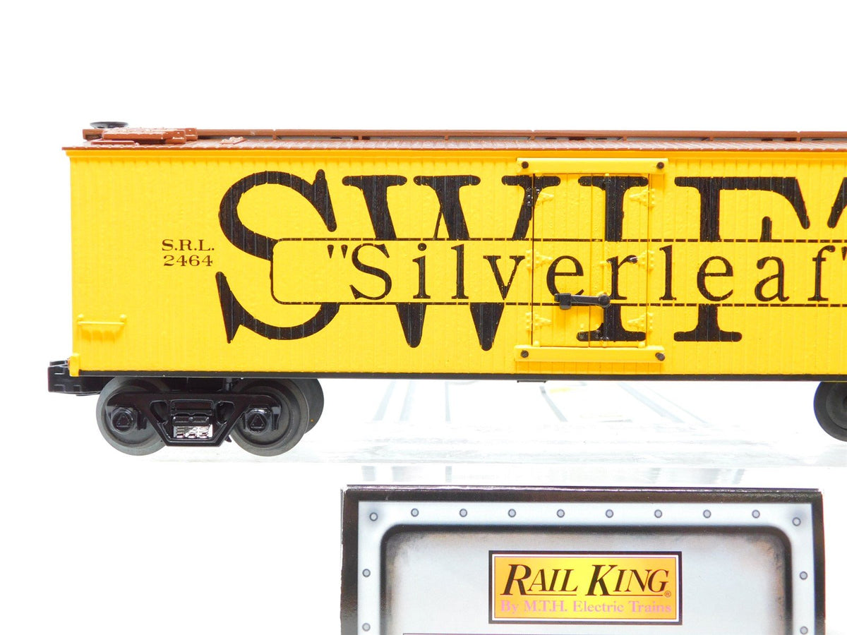 O Gauge 3-Rail MTH Rail King Die Cast 30-8617 SRL Swift Silverleaf Reefer #2464