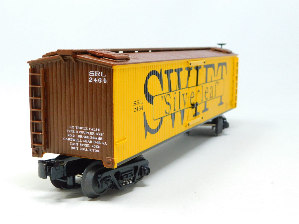 O Gauge 3-Rail MTH Rail King Die Cast 30-8617 SRL Swift Silverleaf Reefer #2464