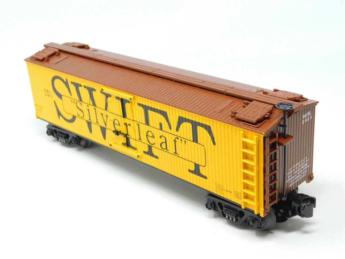 O Gauge 3-Rail MTH Rail King Die Cast 30-8617 SRL Swift Silverleaf Reefer #2464