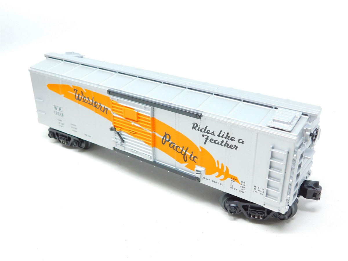 O Gauge 3-Rail MTH Rail King 30-8411 WP Western Pacific &quot;Feather&quot; Box Car #19528