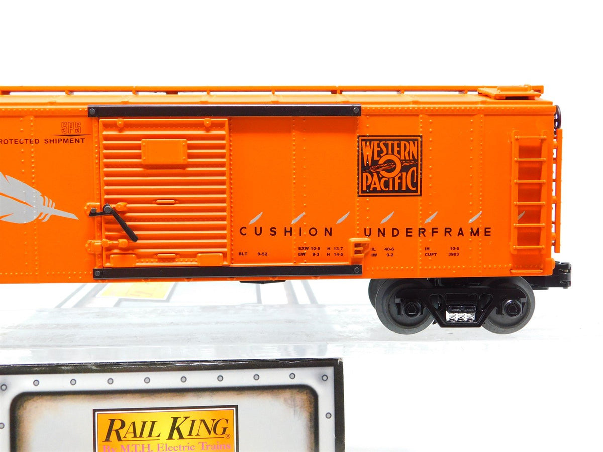 O Gauge 3-Rail MTH Rail King 30-8402 WP Western Pacific &quot;Feather&quot; Box Car #1953