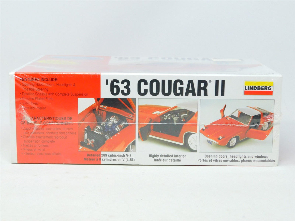 1:25 Scale Lindberg Model Car Kit #72162 &#39;63 Ford Cougar II - SEALED