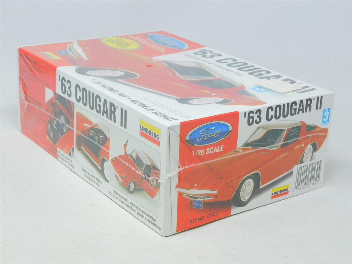 1:25 Scale Lindberg Model Car Kit #72162 &#39;63 Ford Cougar II - SEALED