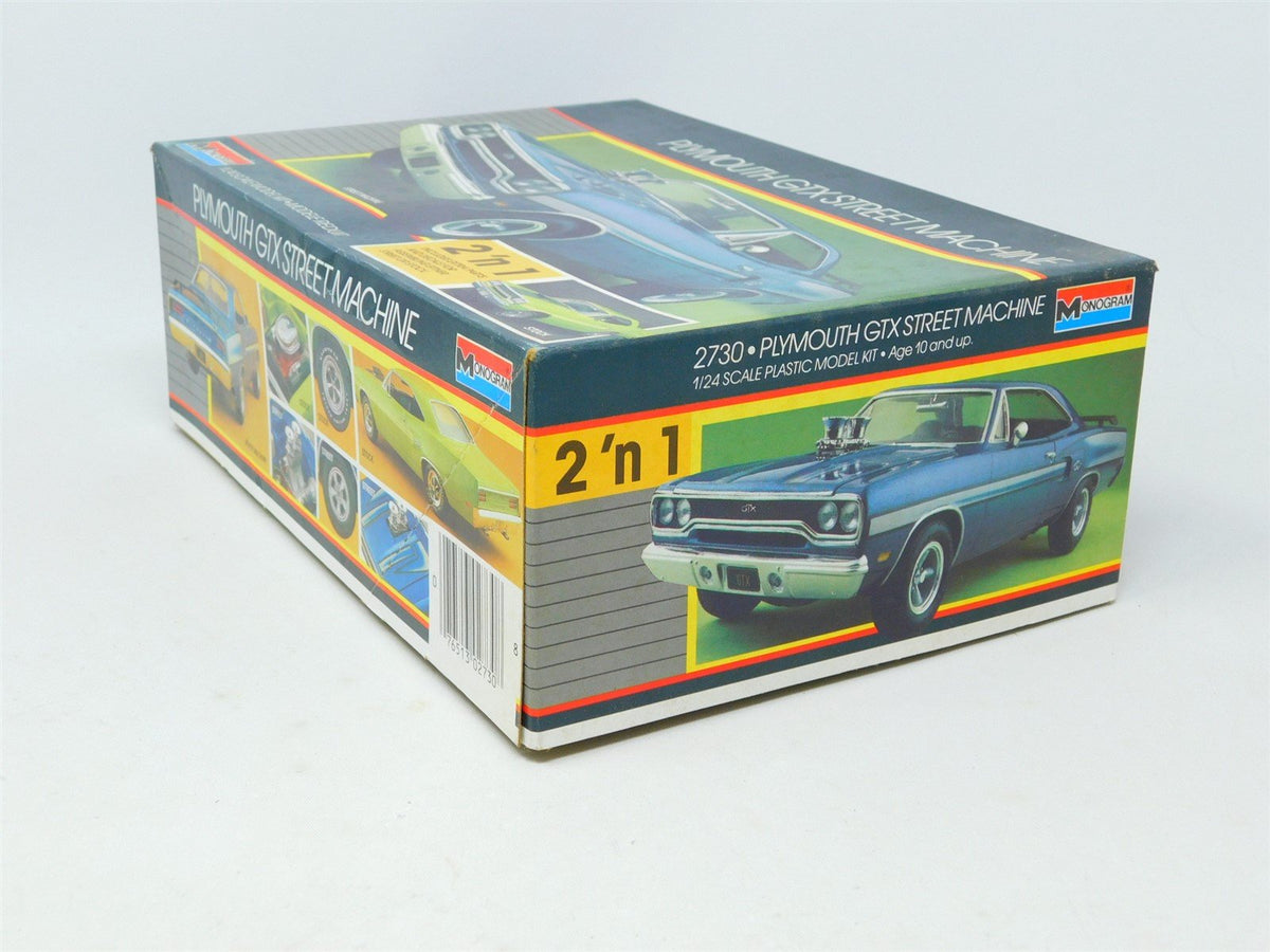 1:24 Scale Monogram Plastic Model Car Kit #2730 Plymouth GTX Street Machine