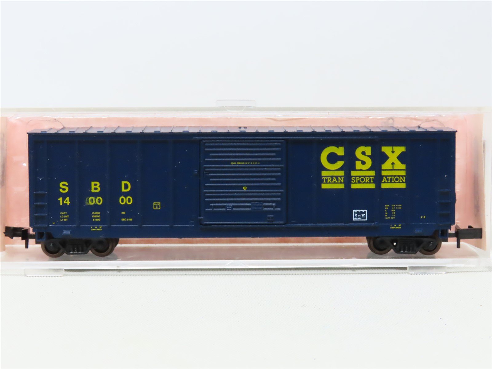 N Scale Roundhouse 8140 SBD CSX Transportation Box Car #140000