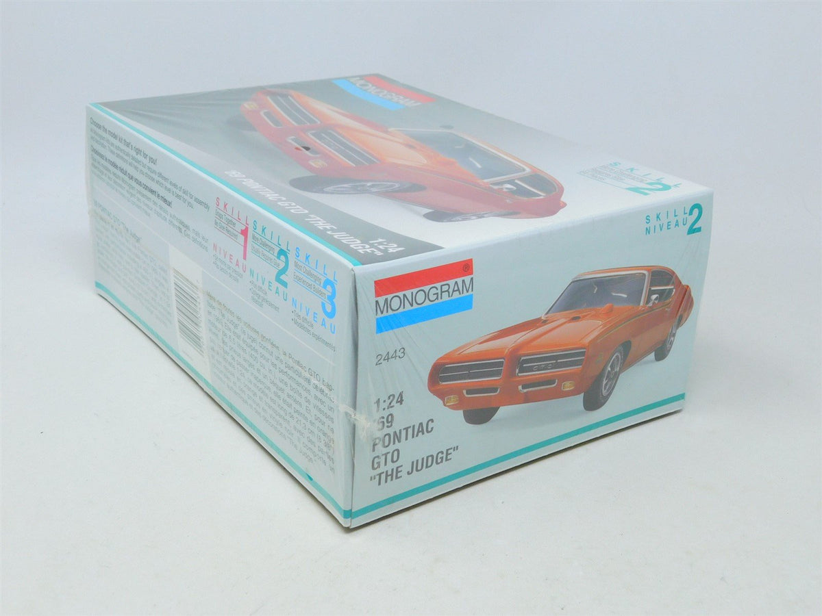 1:24 Scale Monogram Model Car Kit #2443 &#39;69 Pontiac GTO &quot;The Judge&quot; - SEALED