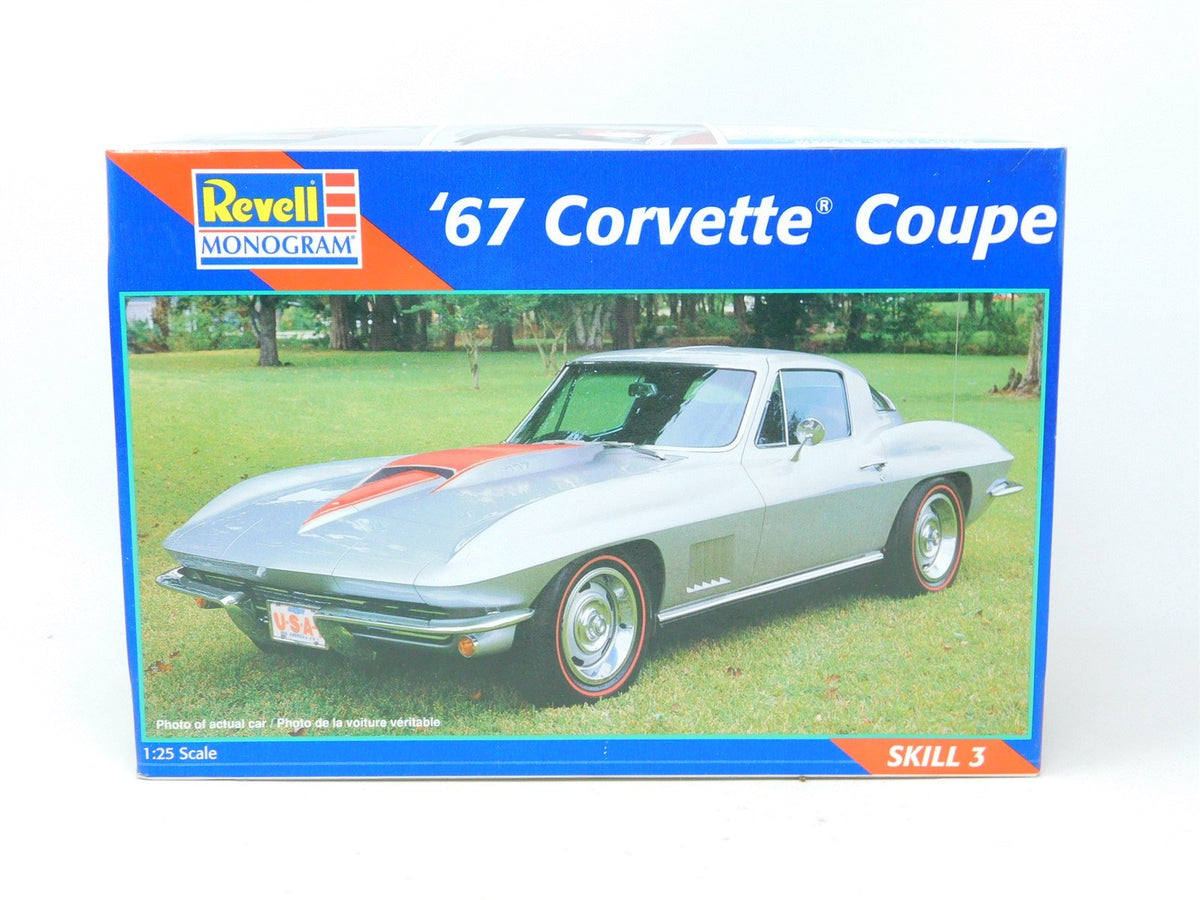 1:25 Scale Revell Monogram Plastic Model Car Kit #85-2491 &#39;67 Corvette Coupe