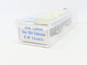 N Scale E-R Models 70105 CNW Chicago North Western Bay Window Caboose #11191