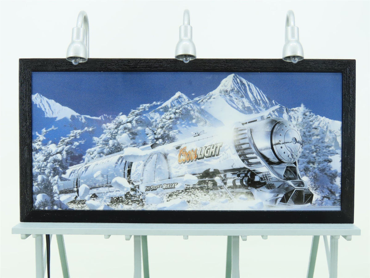 O 1/48 Scale Rail King MTH 30-90221 Lighted Billboard Coors Lights