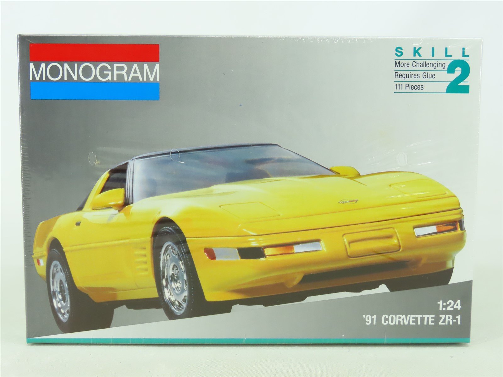 1:24 Scale Monogram Plastic Model Car Kit #2936 '91 Corvette ZR-1 - SEALED