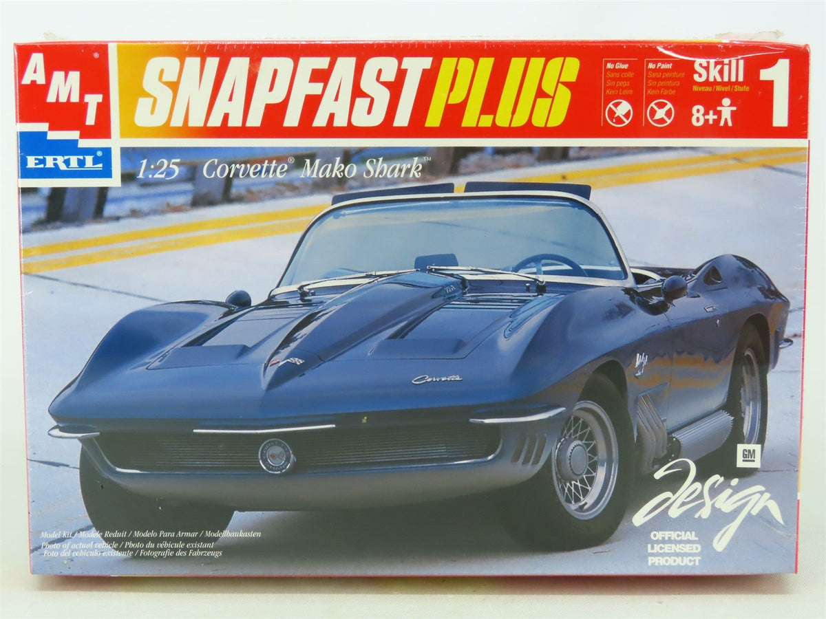 1:25 Scale AMT Ertl Plastic Model Car Kit #6133 Corvette Mako Shark - SEALED