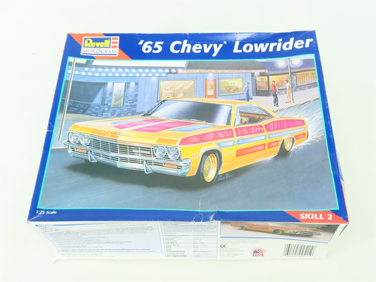 1 25 Scale Revell Monogram Model Car Kit 85 2515 65 Chevy Lowrider Model Train Market