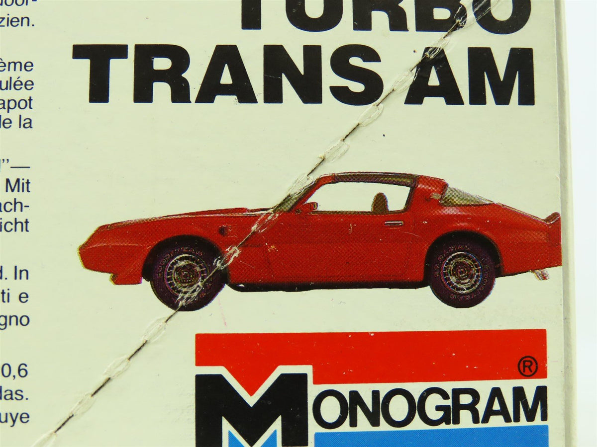 1:24 Scale Monogram Plastic Model Car #2270 Turbo Trans Am