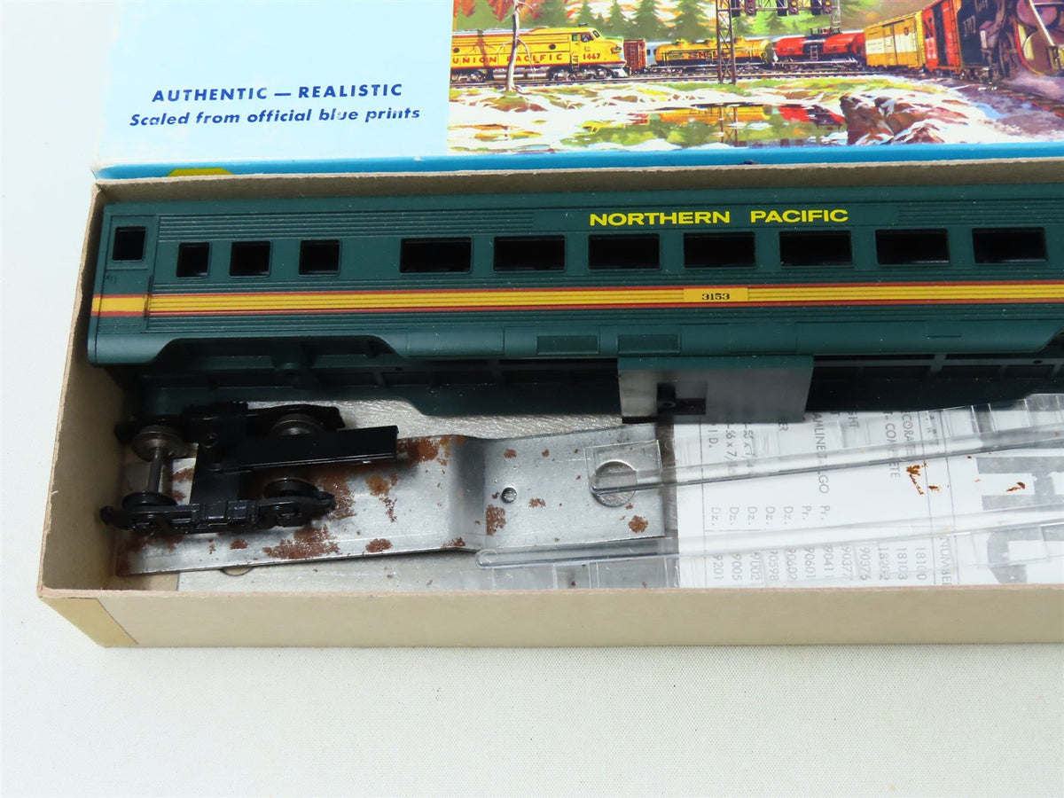 HO Scale Athearn 1816 NP Northern Pacific Coach Passenger Car Kit #3153