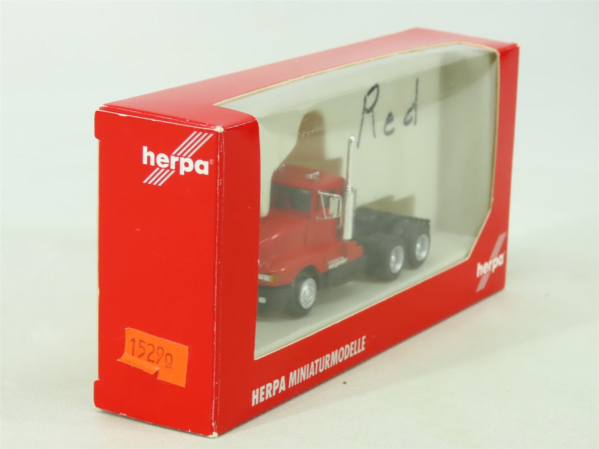 HO Scale HERPA #15290 Kenworth T-600 10-Wheel Truck Cab - Red