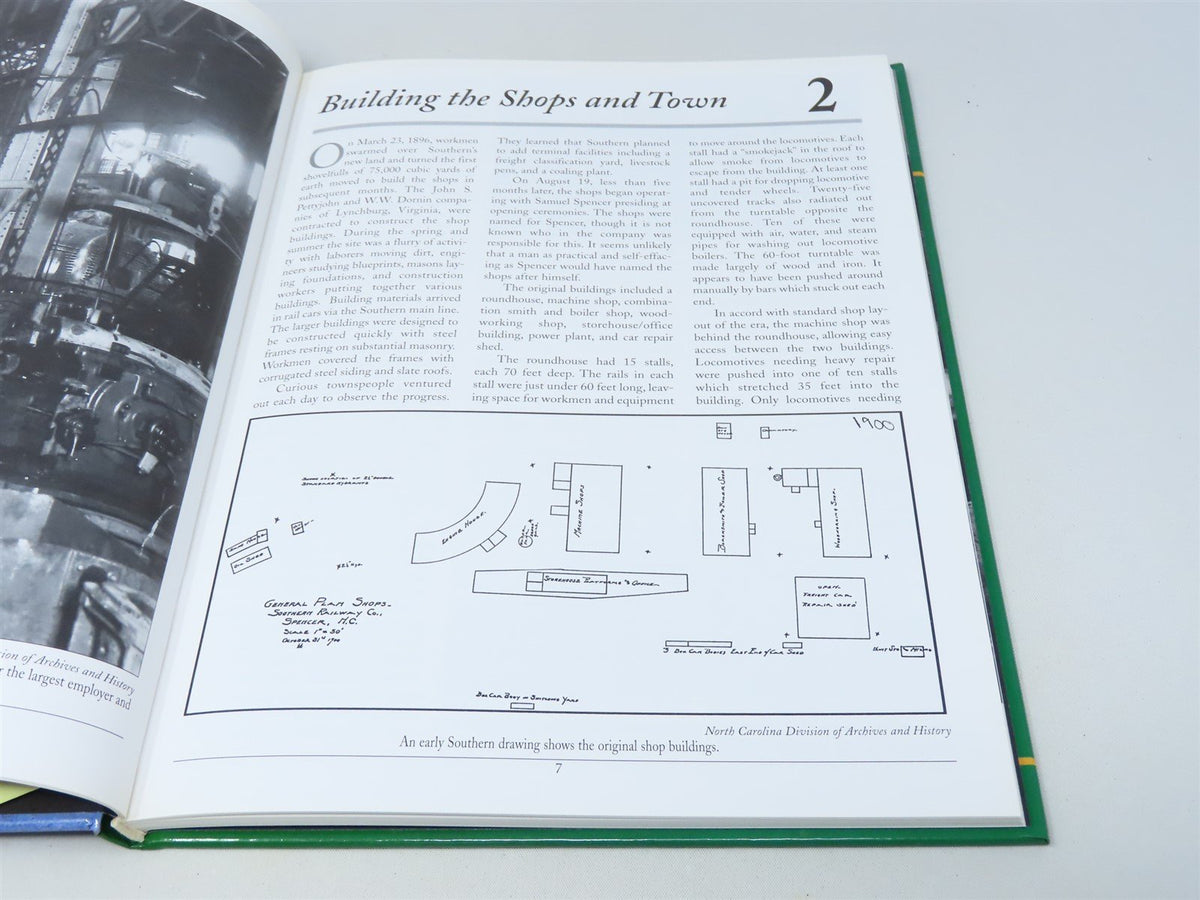 Southern Railway&#39;s Spencer Shops 1896-1996 by D Galloway &amp; J Wrinn ©1996 HC Book