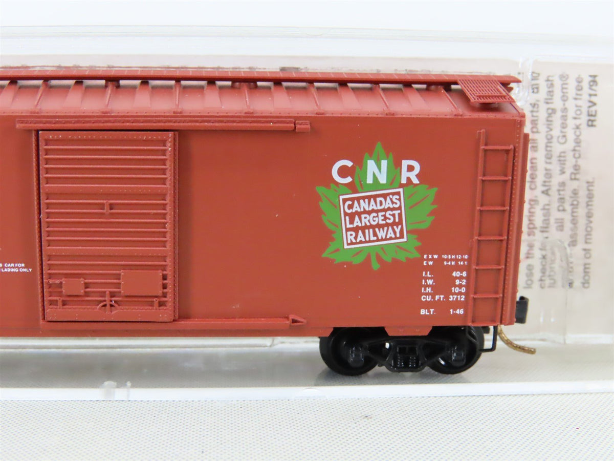 N Micro-Trains MTL 20206 CN Canadian National 40&#39; Single Door Box Car #521995