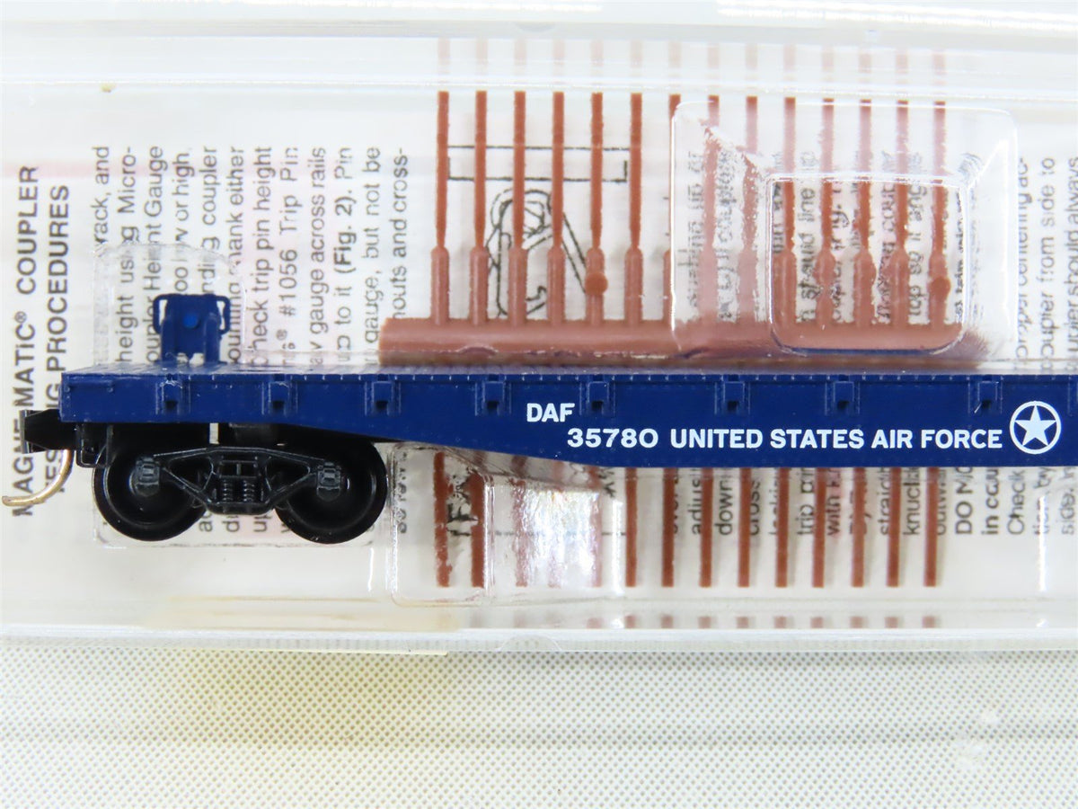N Scale Micro-Trains MTL 45190 USAF United States Air Force 50&#39; Flat Car #35780
