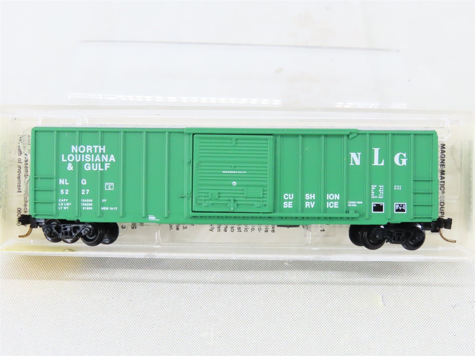 N Micro-Trains MTL 25530 NLG North Louisiana & Gulf 50' Rib-Side Box Car #5227