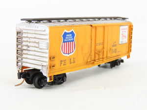 N Bachmann UP Union Pacific 40' Plug Door Box Car #160207 - Custom Weathered