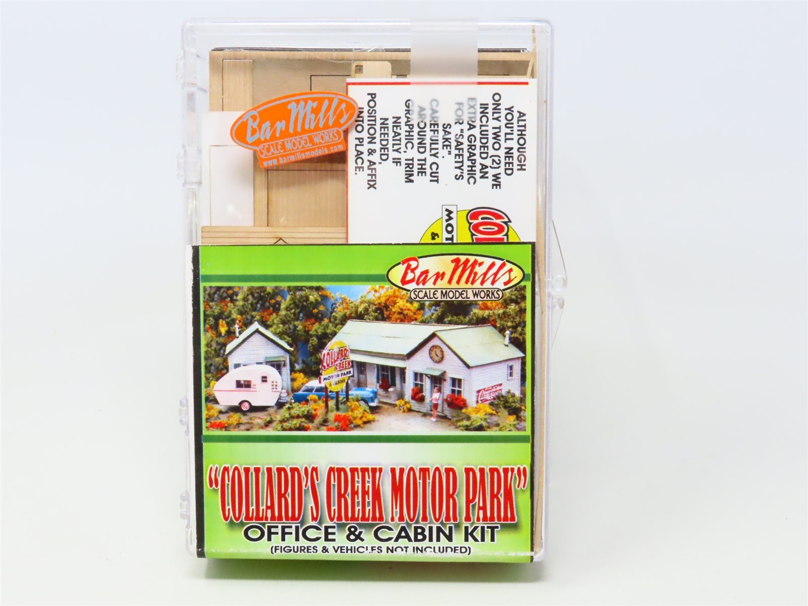 HO Scale Bar Mills Kit #0872 "Collard's Creek Motor Park" Office & Cabin
