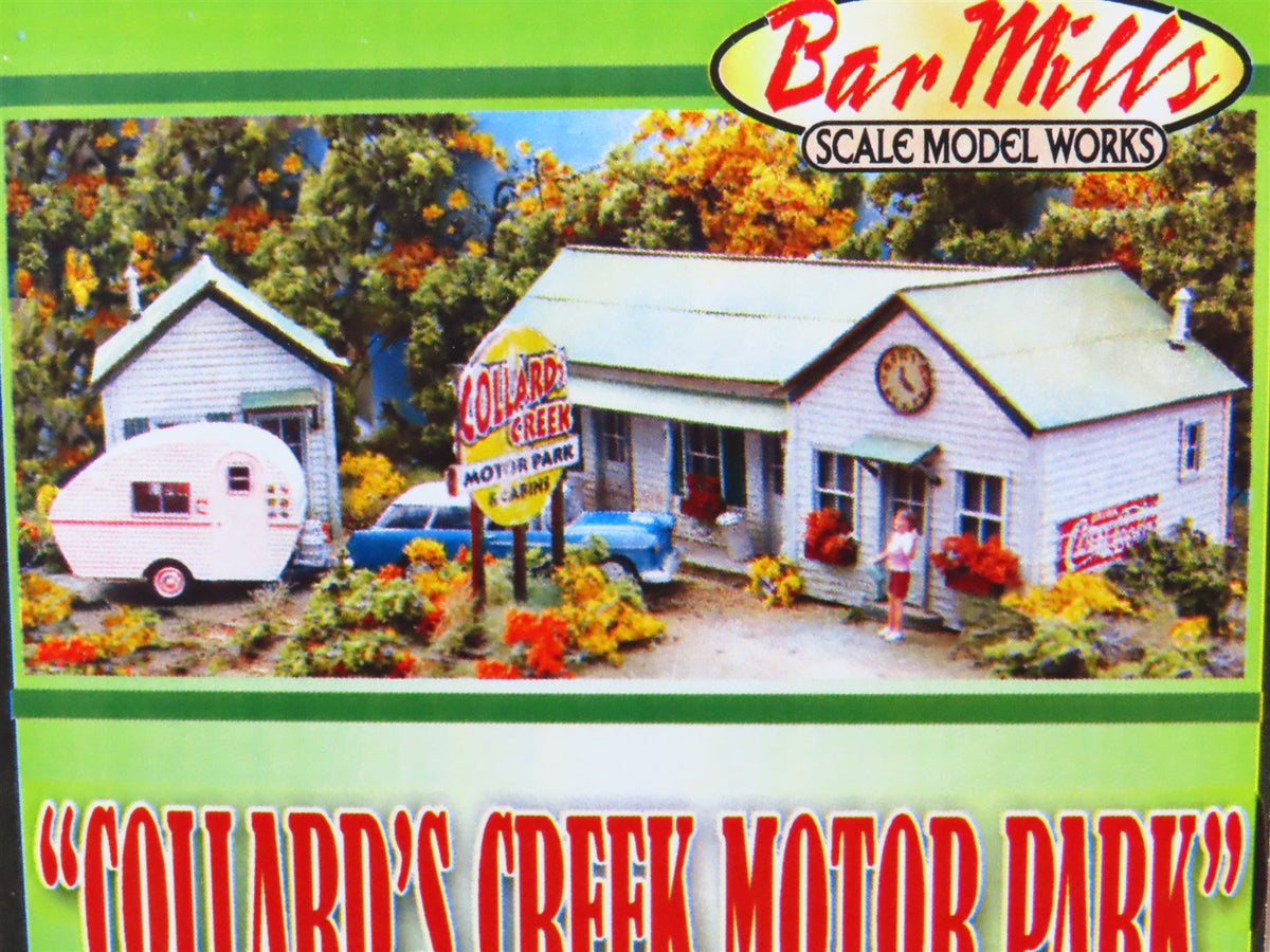 HO Scale Bar Mills Kit #0872 &quot;Collard&#39;s Creek Motor Park&quot; Office &amp; Cabin