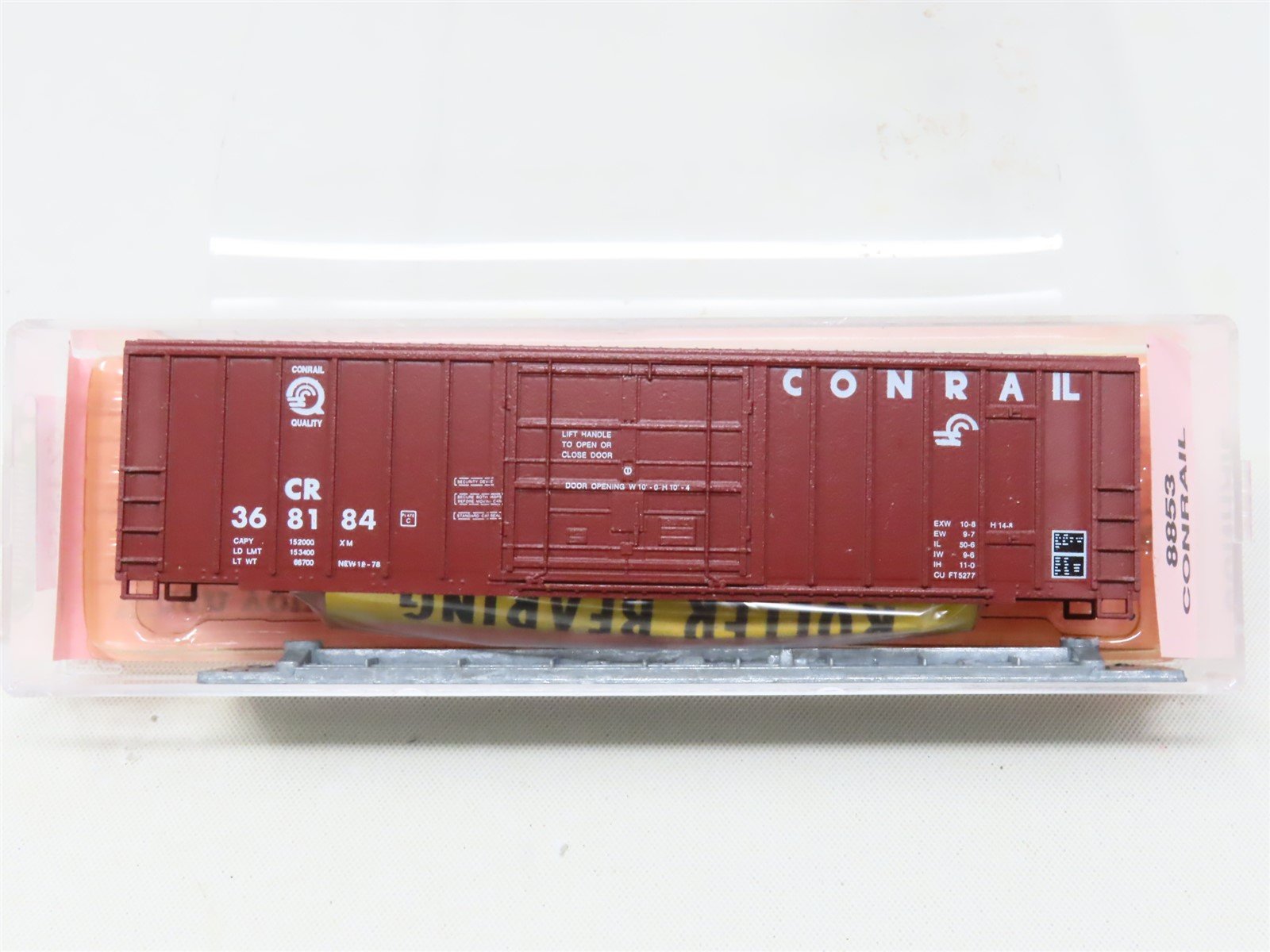 N Scale Roundhouse MDC 8853 CR Conrail Single Plug Door Box Car #368184 Kit