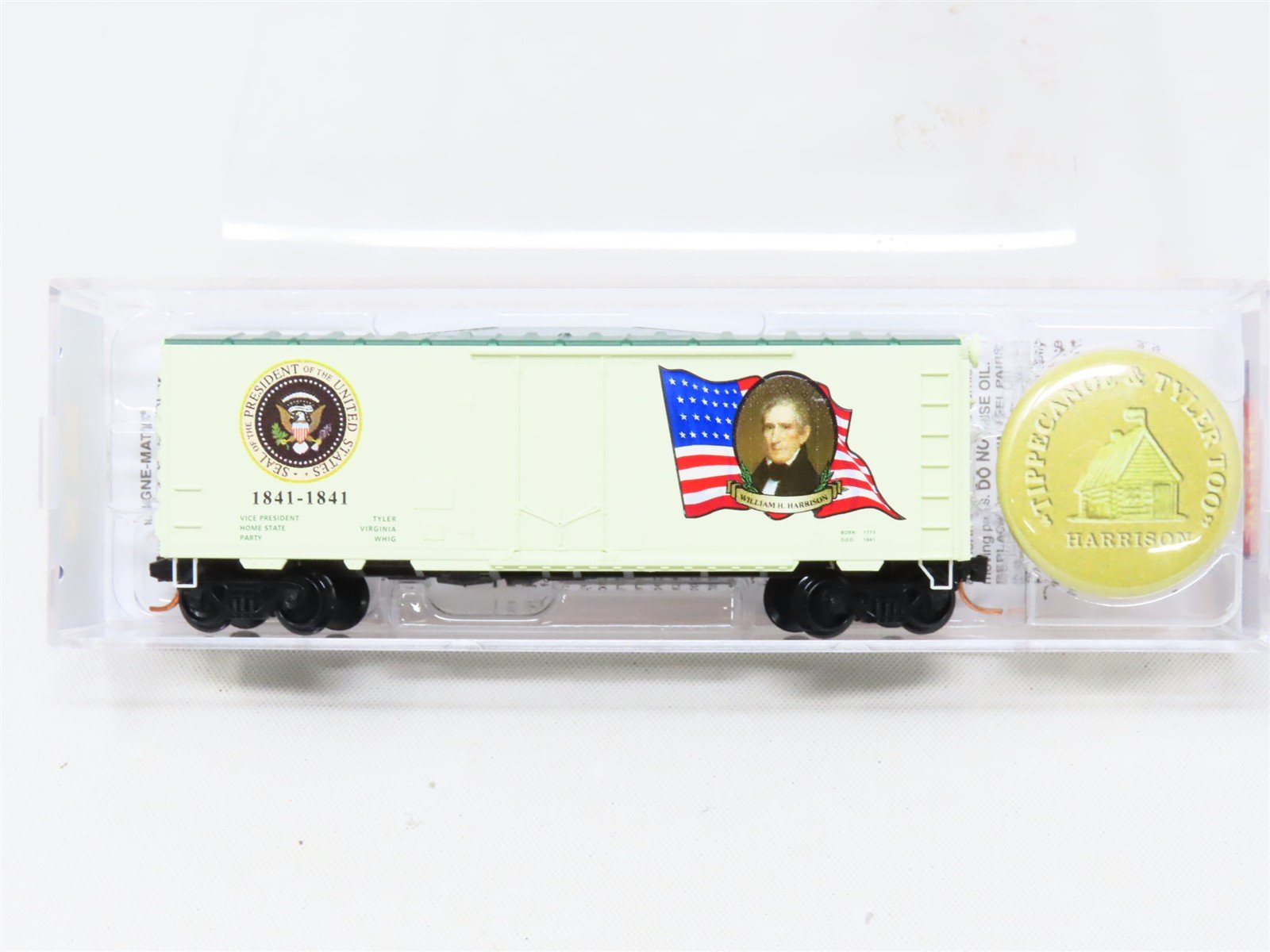 N Micro-Trains MTL 07400109 William H Harrison Presidential Box Car #1841-1841