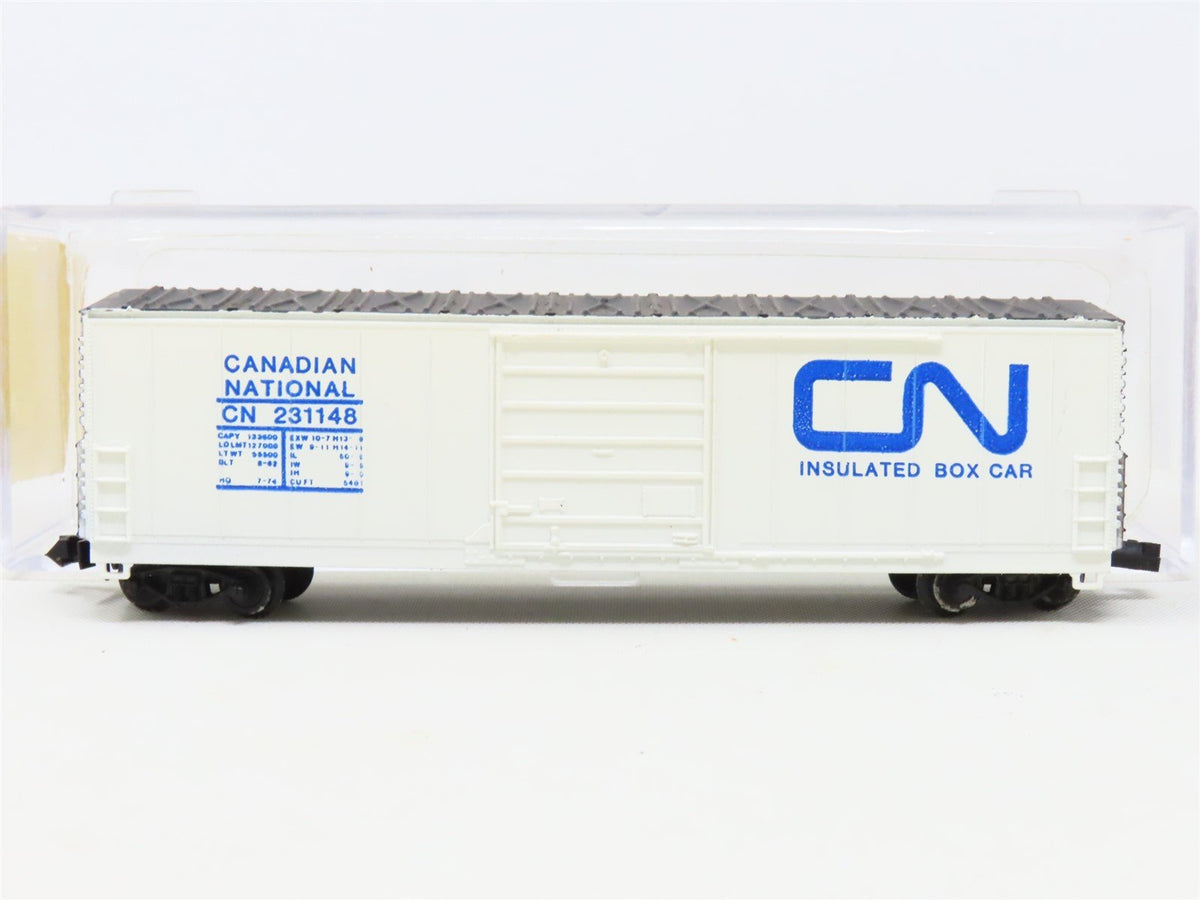 N Scale Bev-Bel Life-Like 4480-1 CN Canadian National 50&#39; Box Car #231148