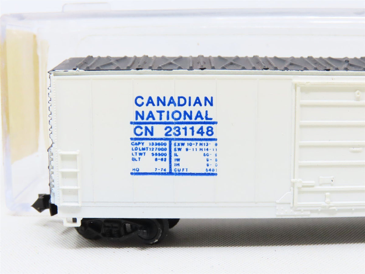 N Scale Bev-Bel Life-Like 4480-1 CN Canadian National 50&#39; Box Car #231148