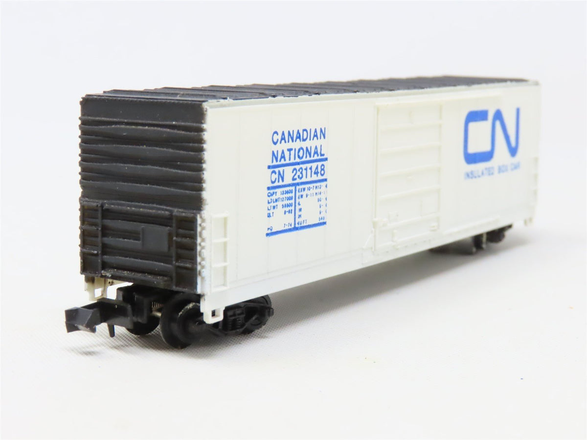 N Scale Bev-Bel Life-Like 4480-1 CN Canadian National 50&#39; Box Car #231148