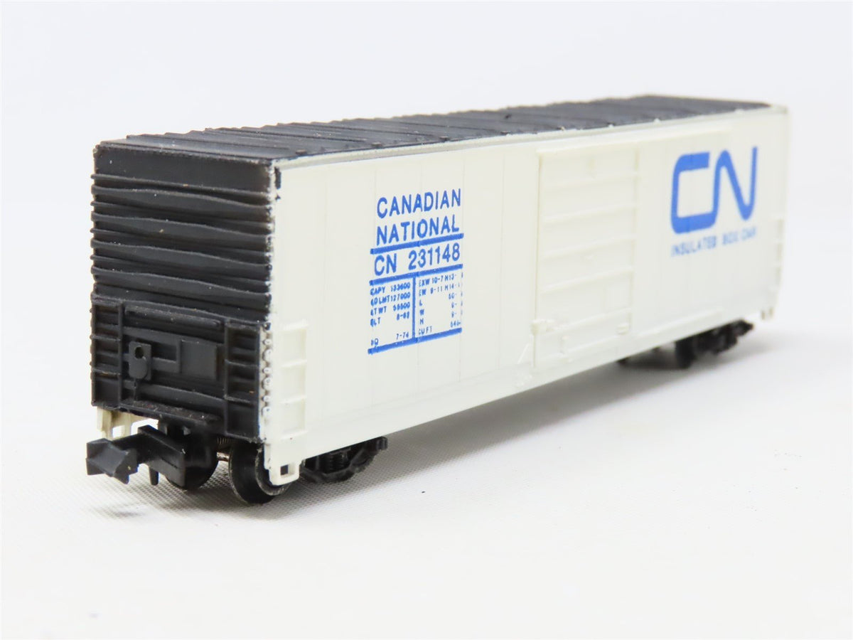 N Scale Bev-Bel Life-Like 4480-1 CN Canadian National 50&#39; Box Car #231148