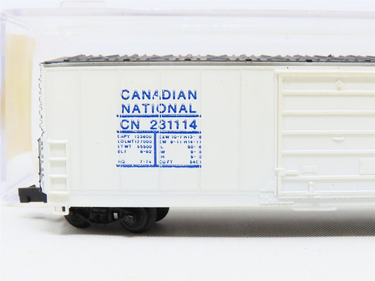 N Scale Bev-Bel Life-Like 4480 CN Canadian National 50&#39; Box Car #231114