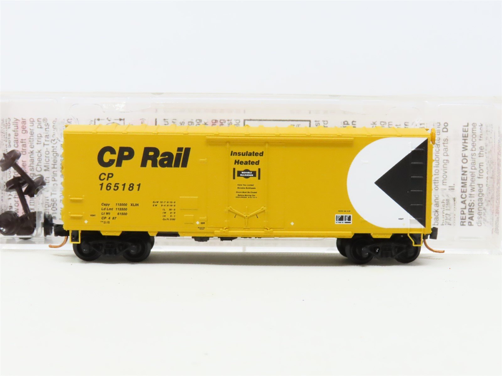 N Scale Micro-Trains MTL 07400010 CP Canadian Pacific 40' Box Car #165181
