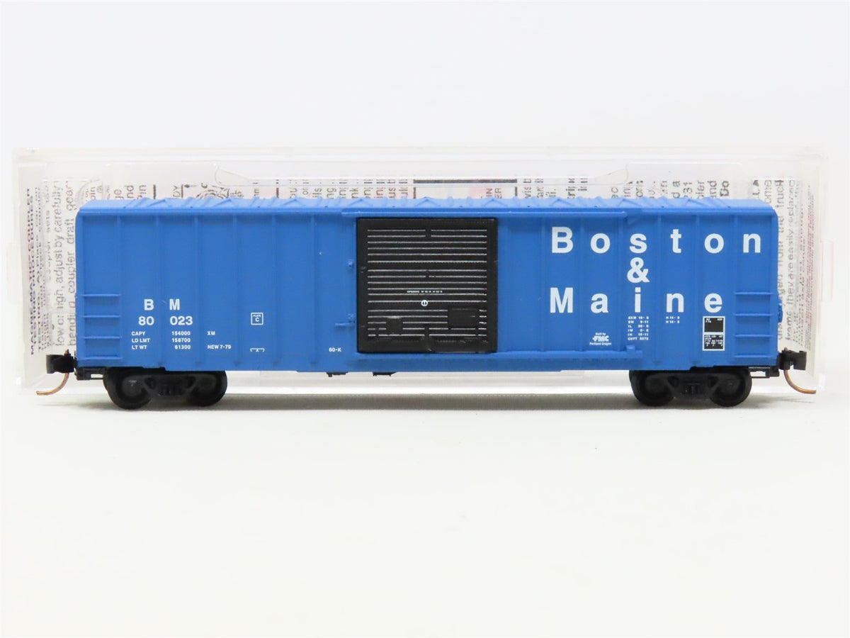 N Scale Micro-Trains MTL 25240 BM Boston &amp; Maine 50&#39; Single Door Box Car #80023