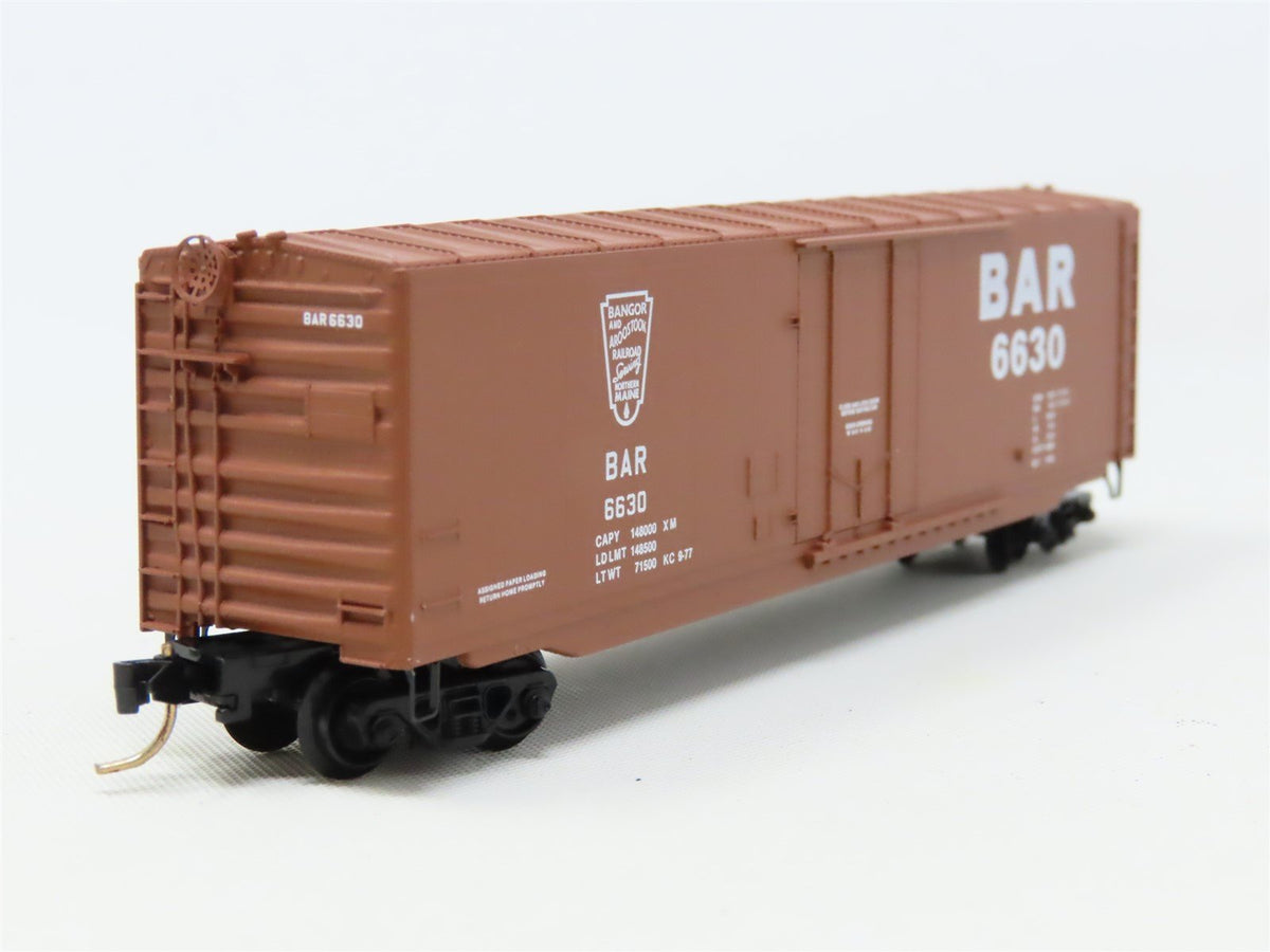 N Scale Micro-Trains MTL 38140 BAR Bangor &amp; Aroostook 50&#39; Box Car #6630