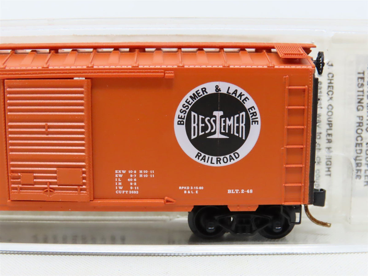 N Scale Micro-Trains MTL 20940 B&amp;LE Bessemer &amp; Lake Erie 40&#39; Box Car #81005