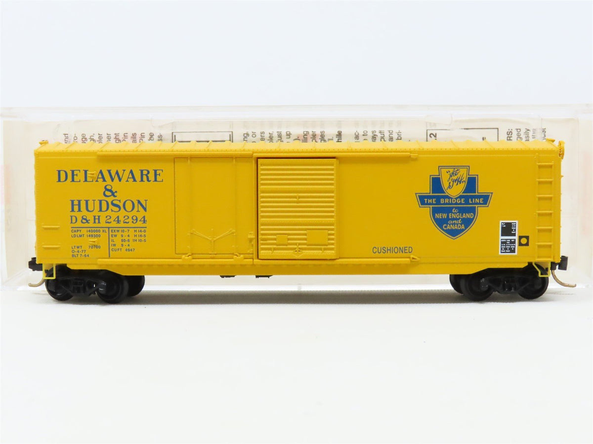 N Scale Micro-Trains MTL 76020 D&amp;H Delaware &amp; Hudson 50&#39; Box Car #24294