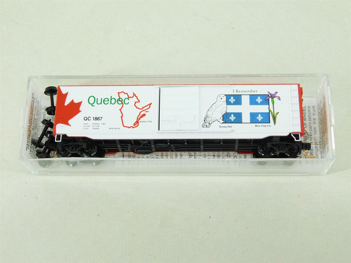 N Scale Micro-Trains MTL 07700152 QC Quebec 40&#39; Boxcar #1867