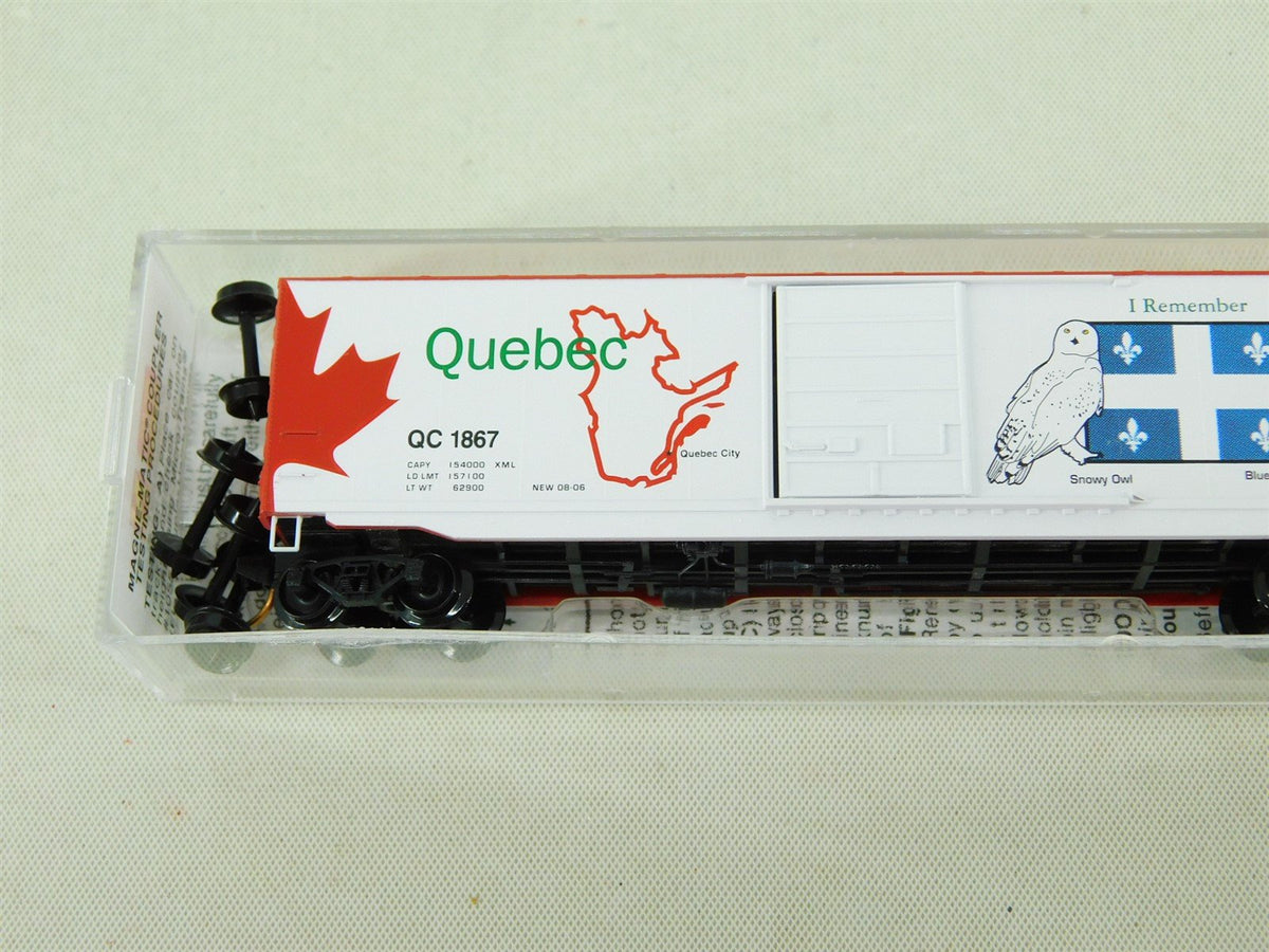 N Scale Micro-Trains MTL 07700152 QC Quebec 40&#39; Boxcar #1867