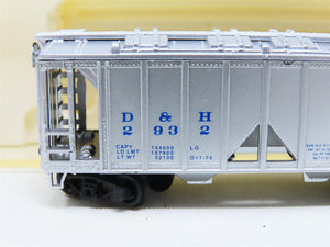 N Scale Deluxe Innovations Vintage 7130 D&H Delaware & Hudson 2-Bay Hopper #2932
