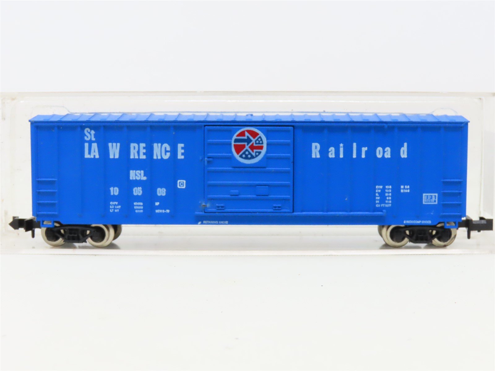 N Scale Roundhouse NSL St Lawrence Railroad Single Door 50' Box Car #100508