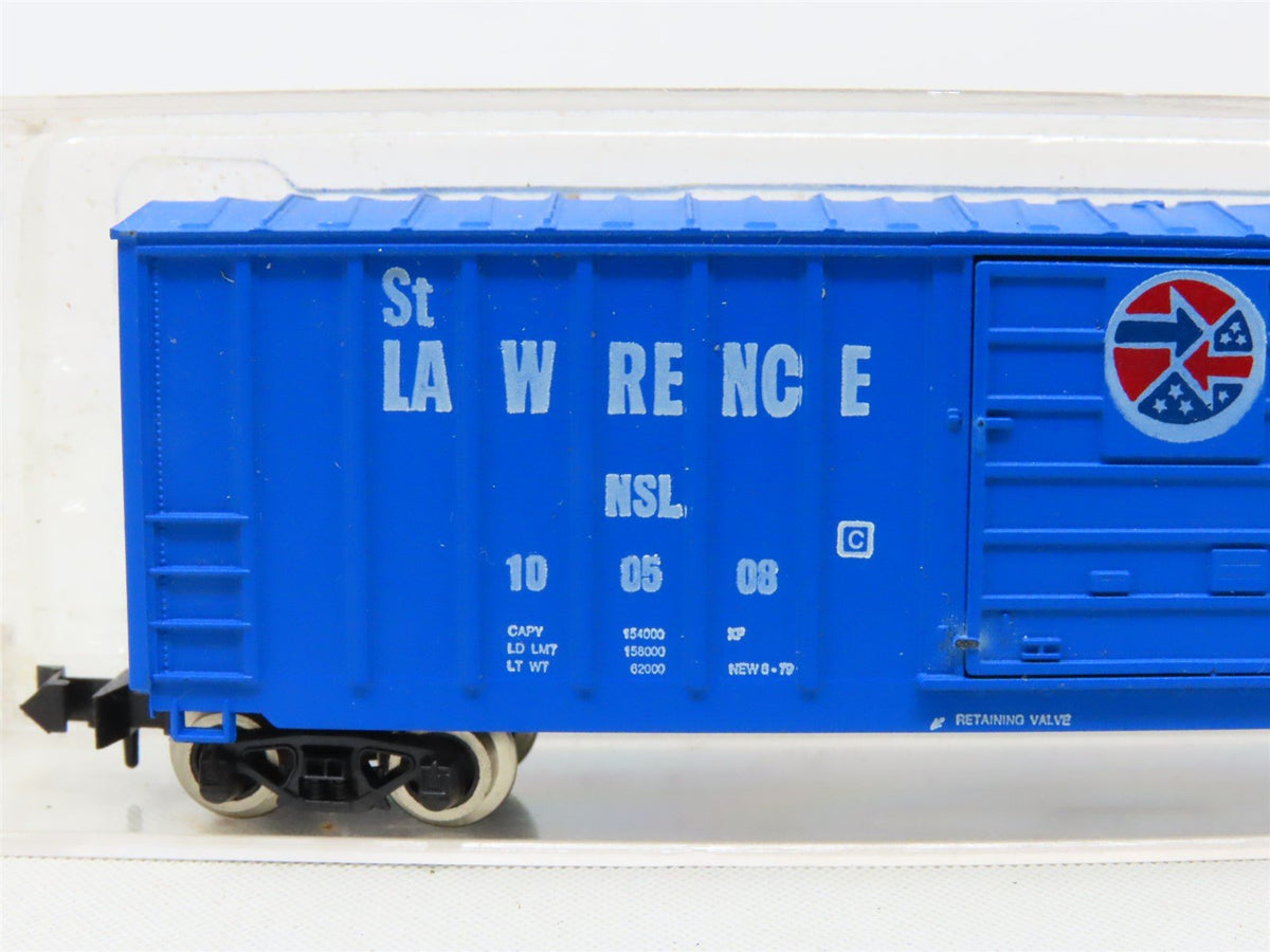 N Scale Roundhouse NSL St Lawrence Railroad Single Door 50&#39; Box Car #100508