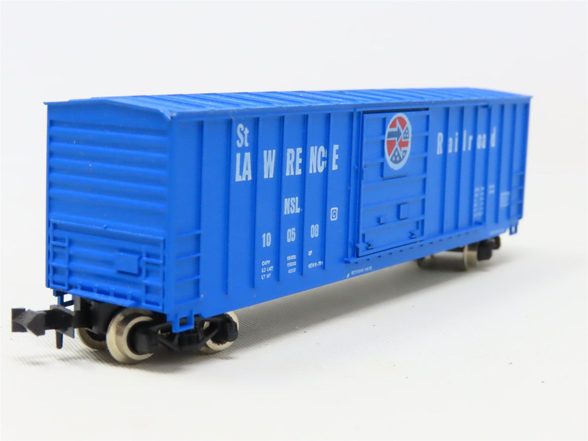 N Scale Roundhouse NSL St Lawrence Railroad Single Door 50&#39; Box Car #100508