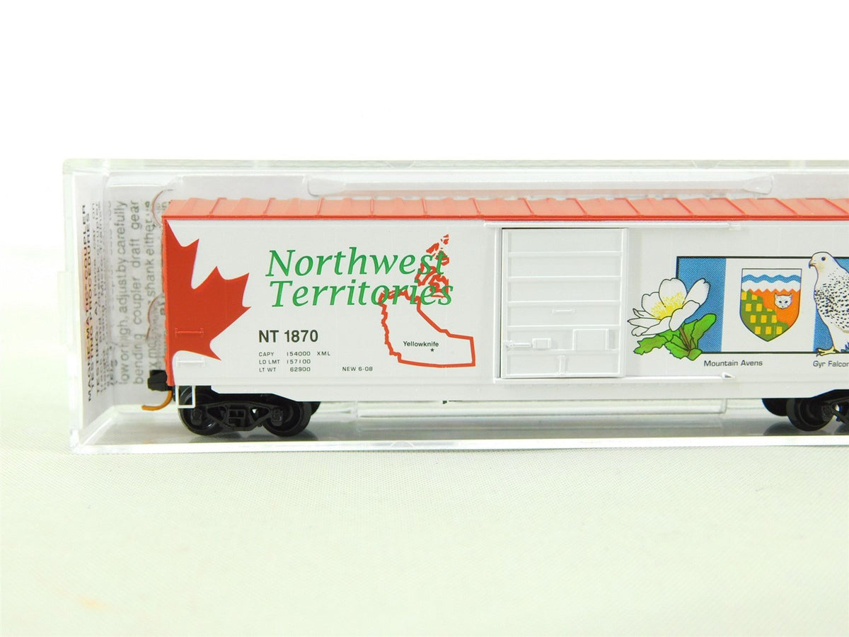 N Scale Micro-Trains MTL 07700162 NT Northwest Territories 40&#39; Boxcar #1870