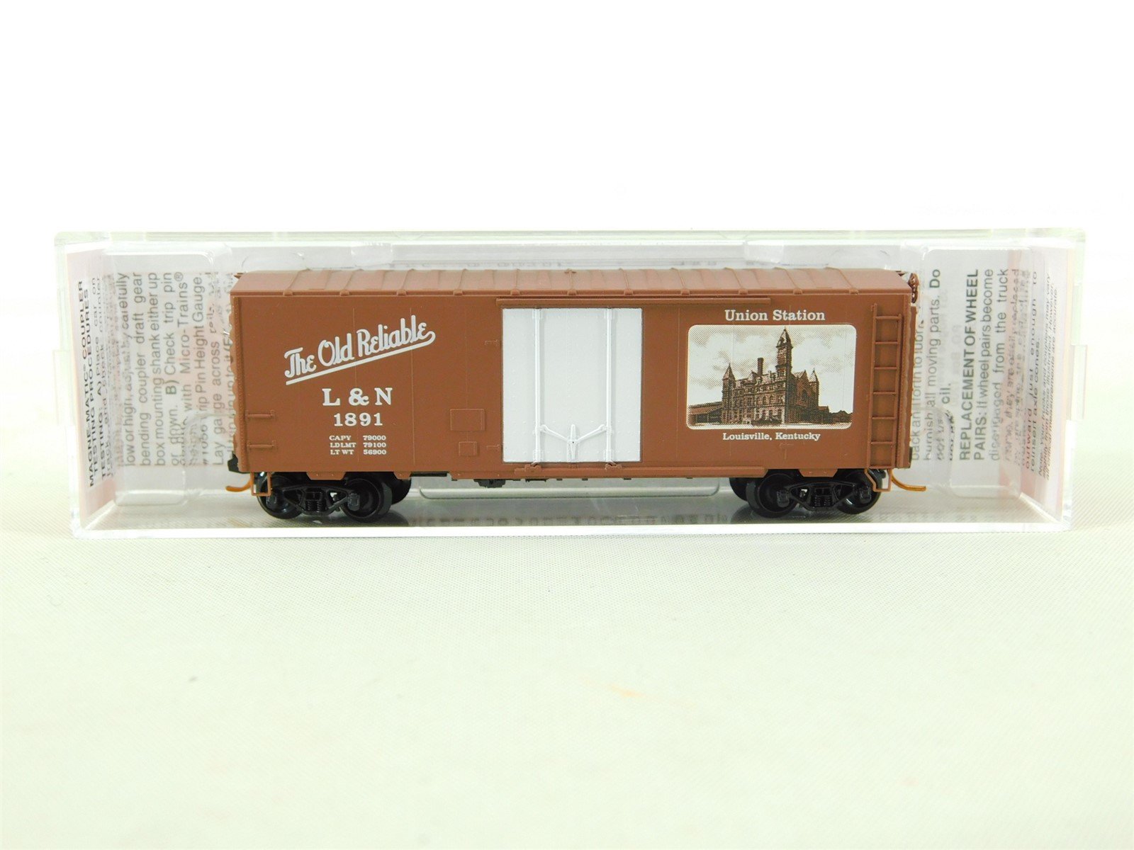 N Micro-Trains MTL NSC 08-01 L&N The Old Reliable "Union Station" 40' Boxcar