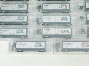 N Scale Micro-Trains Line MTL USA State Car Series - COMPLETE 51 CAR SET