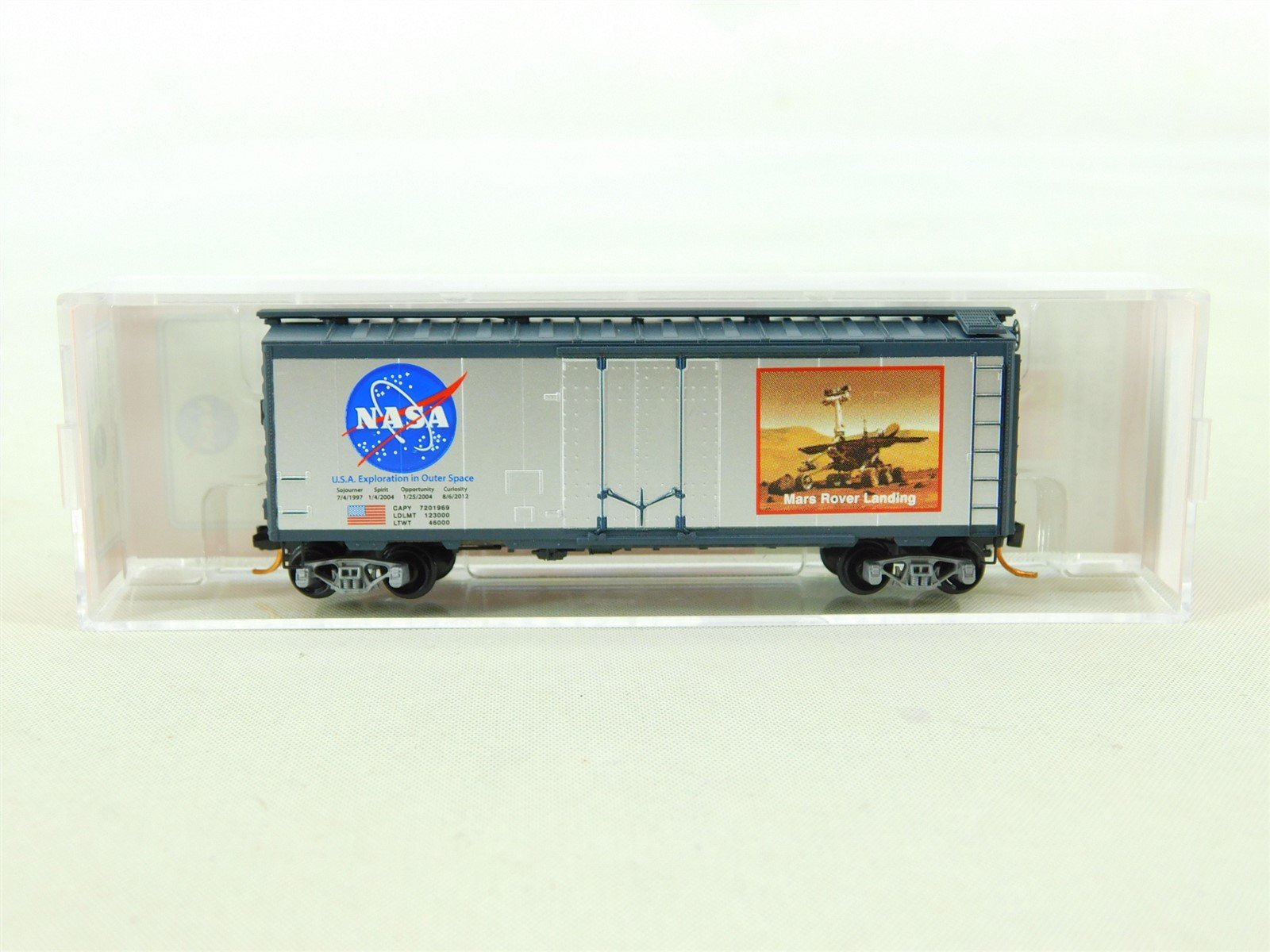 N Scale Micro-Trains MTL NSE 12-02 NASA Mars Rover Galaxy 40' Boxcar