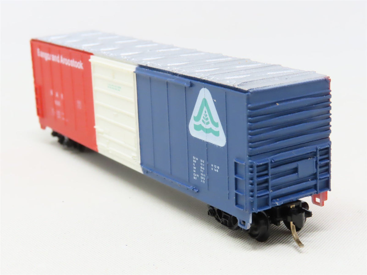 N Scale Life-Like 7731 BAR Bangor &amp; Aroostook 50&#39; Single Door Box Car #9125